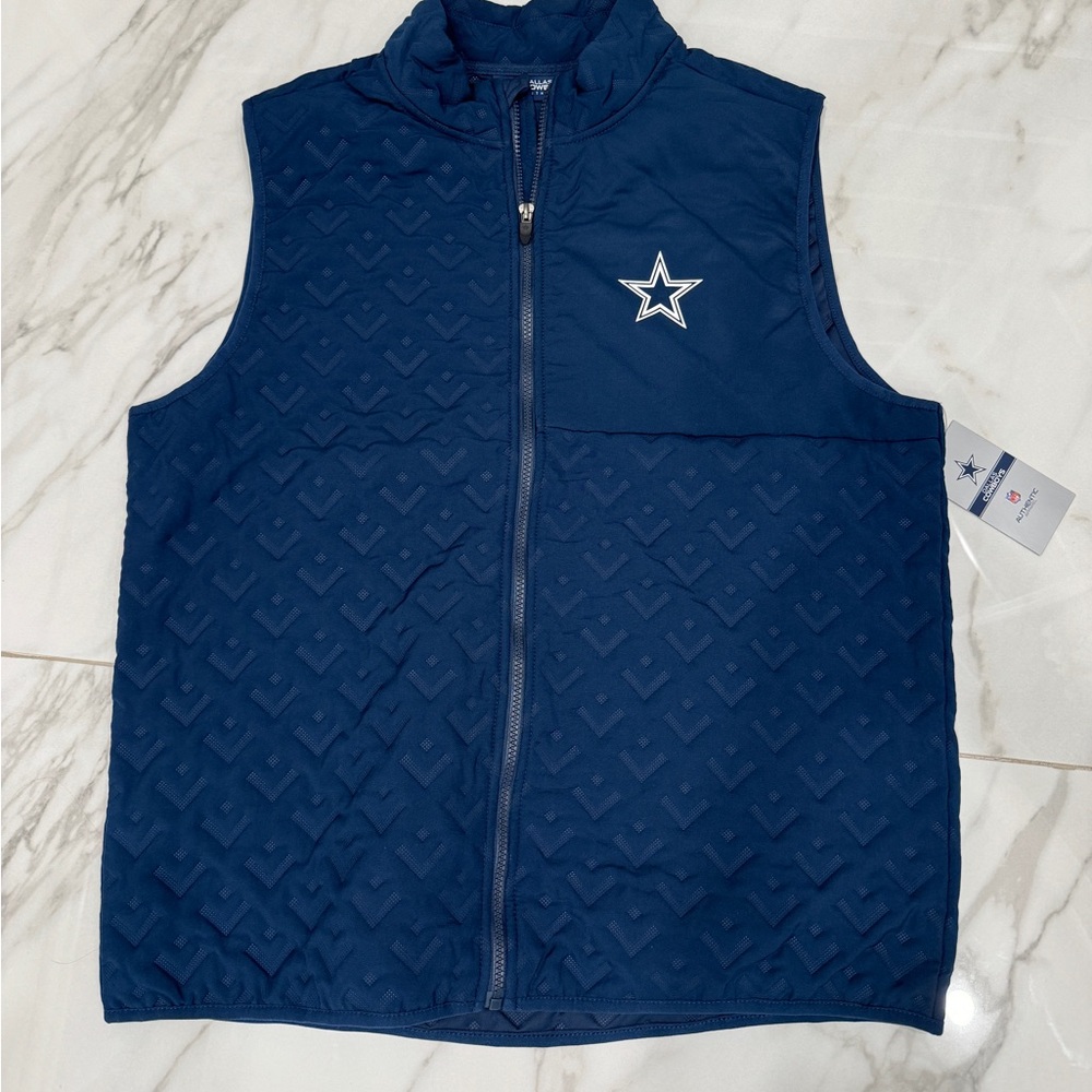 Dallas Cowboys Authentic Men’s Vest, NWT, Size Large